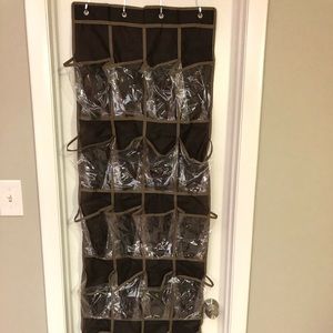 Over the door hanging shoe rack